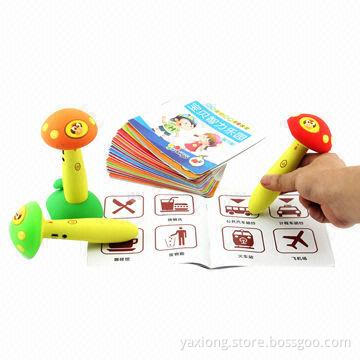 2013 mushroom voice reading pen, friendly ABS materials